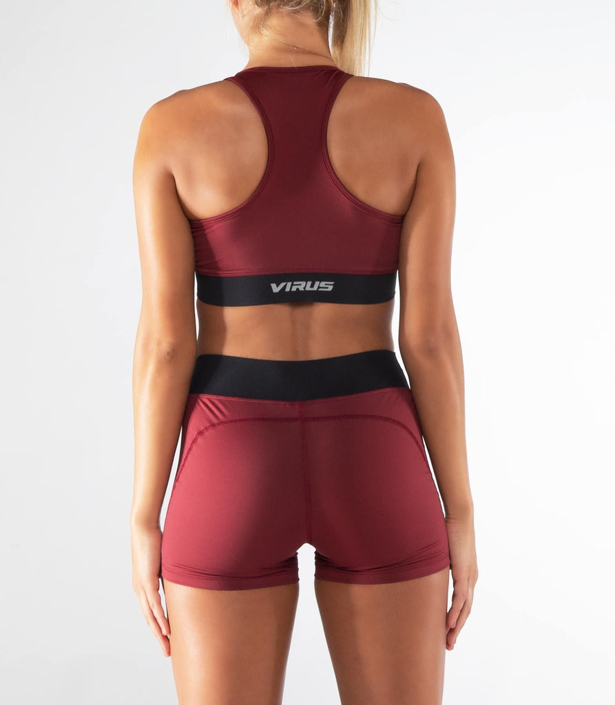 Virus - ECo55 | Raven Stay Cool Sports Bra - Dark Berry - Flexfit