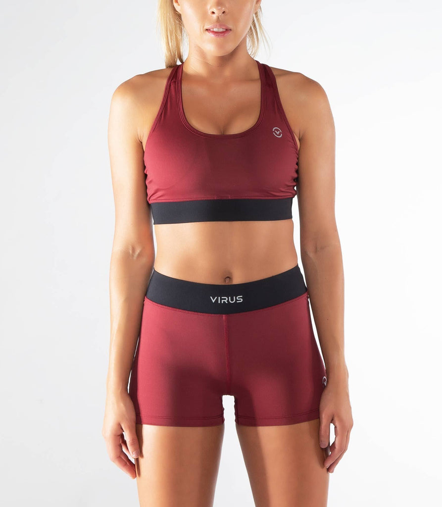 Virus - ECo55 | Raven Stay Cool Sports Bra - Dark Berry - Flexfit