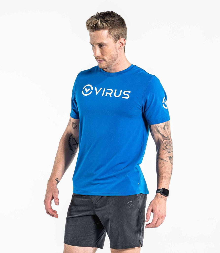 Virus - Forever Tee - Royal Blue/White - Flexfit