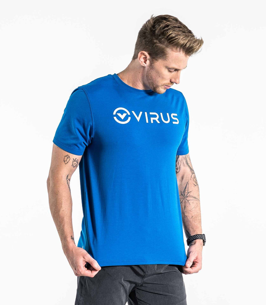 Virus - Forever Tee - Royal Blue/White - Flexfit