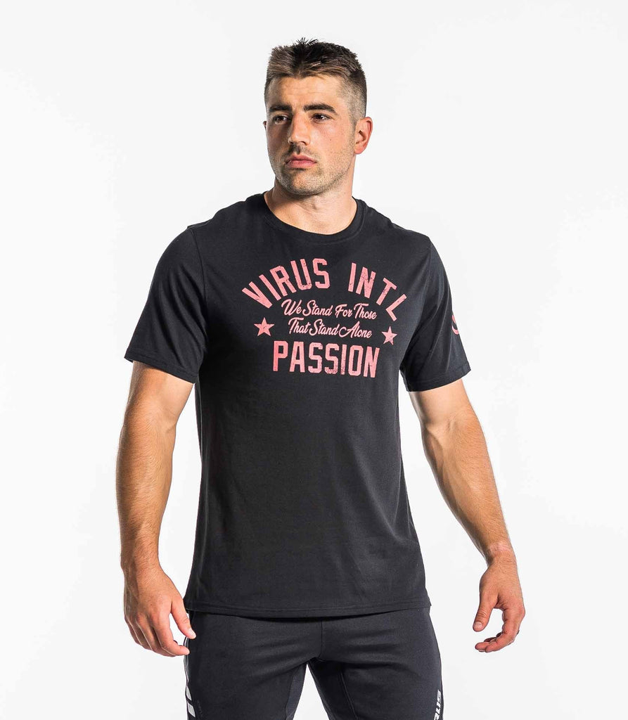 Virus - Passion Classic Tee - Black/Red - Flexfit