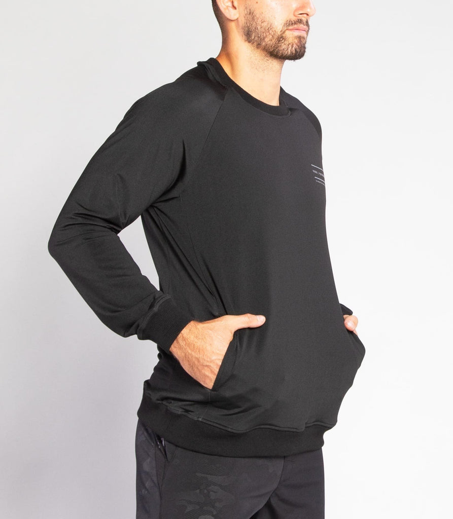 Virus - Sio22 | Stay Warm Crew Neck Top - Black - Flexfit