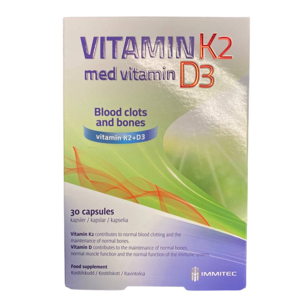 Vitamin K2/D3 - 30 kapsler - Flexfit