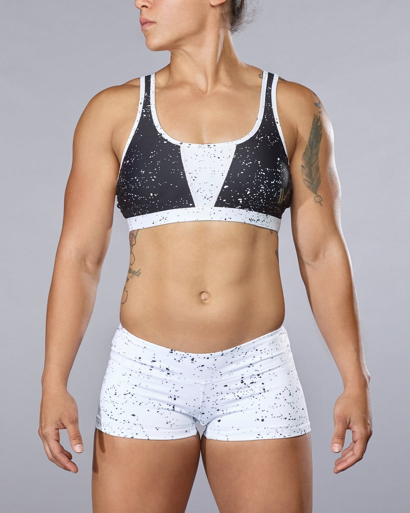 Vull - Complex Sports Bra (Speckled Black/White) - Flexfit