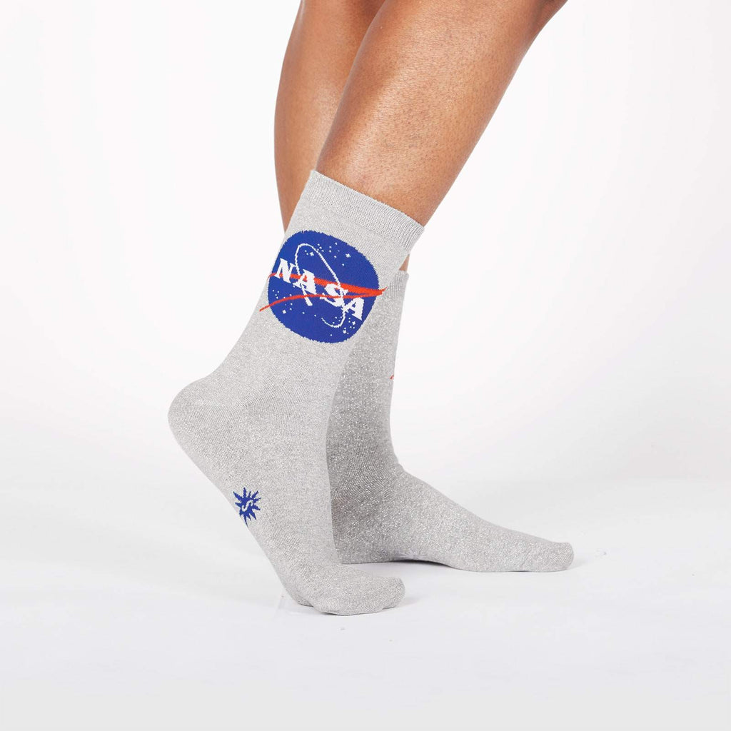 Womens Crew - NASA Titanium - Flexfit